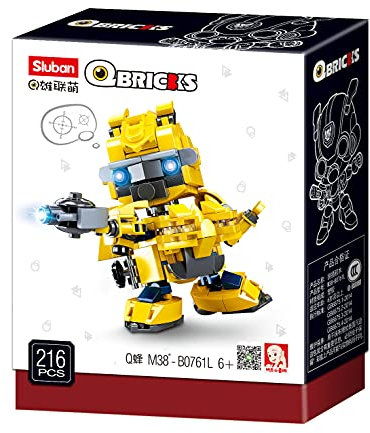Sluban M38-B0761L Qbricks-Bumblebee, Mehrfarbig