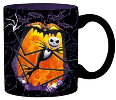 Tim Burton's Nightmare Before Christmas Jack Skellington 20oz Jumbo Coffee Mug - Themed Casual Drinkware For Coffee, Tea, Hot Cocoa