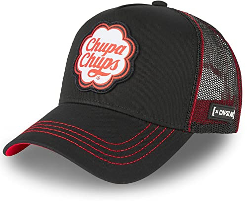 Capslab CHUPASCHUPS Casquette Homme, Femme et Adolescent – Casquette Baseball Homme avec Filet Taille Unique – Super idée Cadeau