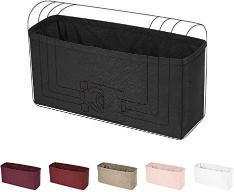 ArcDiary Handtasche Organizer Einsatz für Chanel Leboy Taschen, Leichter Bag in Bag Organizer Taschenorganizer, Luxuriöser Tasche Tote Innentaschen (Small20, Black)