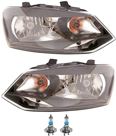 EISENFELS Set 106574084 erstellt mit Scheinwerfer links und rechts + NIGHT BREAKER 200 H4 Leuchtmittel kompatibel mit 6R_ 6R1 6C1