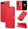 STAWLKA Case for iPhone 7 Plus iPhone 8 Plus, Premium PU Leather Flip Magnetic Buckle Wallet Case Kickstand Blocking RFID Shockproof Protective Phone Cover for iPhone 7 Plus/8 Plus - Red