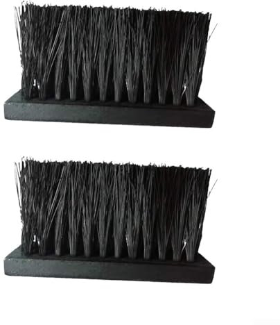 Vilgftyiet Kaminfeuer, Kamin, Kamin, Kamin, quadratisches Kopf-Design, praktische Nachfüllung, für Kaminpflege, Kamin-Wartung, 13,5 x 3,5 x 1,3 cm, Haarlänge 6 cm (2 Stück)