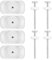Lotvic 8 Pcs Baby Gate Extension Kit, 4 Pcs Baby Gate Wall Protector with 4 Pcs Pressure Mounted Baby Gate Threaded Spindle Rods for Baby Gate Extension, Stair Gate Extension, Pet & Dog Gate Extension