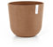 Ecopots Oslo Pot de fleurs moderne en plastique recyclé pour intérieur/extérieur Finition terre cuite 35,1 x 30,5 cm