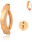Candyfancy 14G Clicker Bauchnabelpiercing Titan Antiallergie Bauchnabelpiercing Gold 12mm Nabelpiercing Belly Piercing Bauchnabel Körperschmuck für Damen Herren