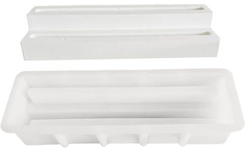 NRVTRE Silikonformen Gießformen Kerzenhalter Sockel, Silikonform Kerzenhalter Sockel, Gießform kerzenhalter Sockel, Gipsformen zum Gießen (L)