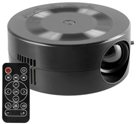 Mini proyector, proyector de películas portátil 1080P, proyector de Cine de Bolsillo para niños, proyector LED para el hogar para Dormitorio, proyector de teléfono con la Misma Pantalla