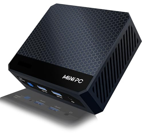 Anozmview Mini PC Mini Desktop Gaming Computer - with 12th Gen N95 (up to 3.6GHz) 16GB DDR4 512GB Support 4K Triple HDMI/Type-C/WiFi 5/BT4.2/1000M LAN for Home/Office