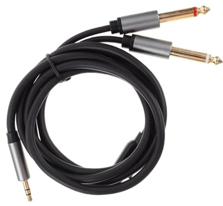 Toddmomy Doppel-audio-splitterkabel Stereo Aux-kabel Mit Aluminiumsteckern Für Laptop Lautsprecher Mischpult Hohe Abschirmung Und Minimaler Signalverlust