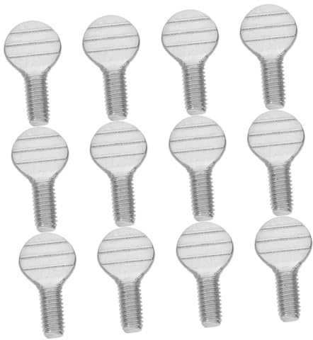Hohopeti 12pcs Stainless Steel Rotisserie Skewer Screws for Air Fryer and Oven Accessories Fit Replacement Parts for Bbq Grill Rotating Forks Easy to Remove and Clean Cooking Tools