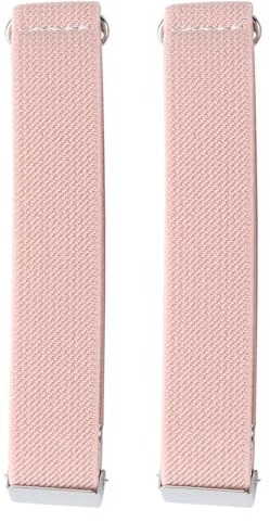 UKCOCO Elastic Sleeve Holders for Women Men, Adjustable Stretchy Arm Bands | Pink Polyester Silk and Rubber Cuff Garters, Anti-Slip Fit for Jackets, Sweaters, Blouses and Dress Shirts