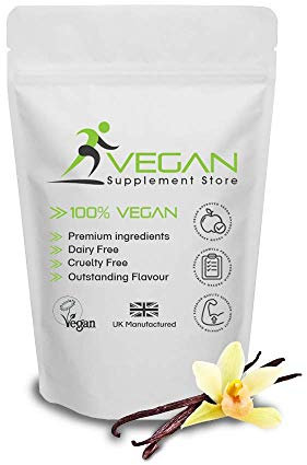 Vegan Diet Meal Replacement Shake - Supports Weight Management - Plant Based - Gluten-free, Dairy-free & Soya-free Diet Shake (Smooth Vanilla) | 10 Servings | 500g