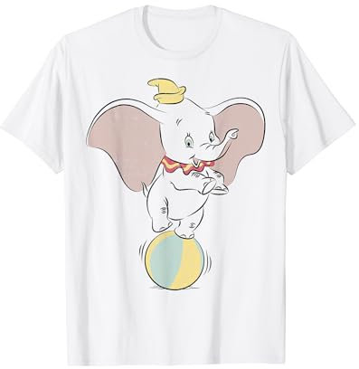 Disney Dumbo Ball Balance Cute Pose T-Shirt