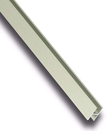SixBros. Aluminium H-Profil Eloxiert Alu Schiene Aluprofil 22x13x1,5 mm 2000mm