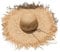 Gwxevce Femmes Chapeau De Soleil en Paille De Raphia Grand Bord Disquette Frangé Creux Protection Solaire Seau Cap Brun