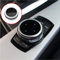 ontto Auto Innenraum Multimedia Center knopf Abdeckung Aufkleber für BM-W X3 X4 3er 5er F10 F20 F30 Ziertaste Dekoration Ersatzabdeckung für NBT Mittelkonsole Knopf -Passt für 5 Tasten iDrive