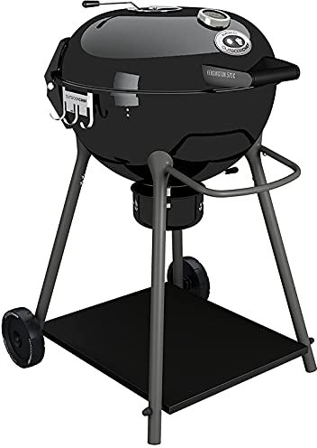 Outdoorchef Kensington 570 ULINE Holzkohlegrill Ø 54cm, 6 Personen Grill Holzkohle, fahrbarer Kugelgrill mit Deckel für Terrasse/Garten/Balkon, inkl 6 Brennpaste