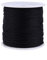 Fil Macrame, 100Mx0,8 mm Fil Nylon pour Bracelet, Cordon pour Bracelet Elastique, Fil Elastique pour Bracelet, Fil au Chinois Noir, Fil de Corde de Ficelle pour Fabrication de Bijoux, Couture