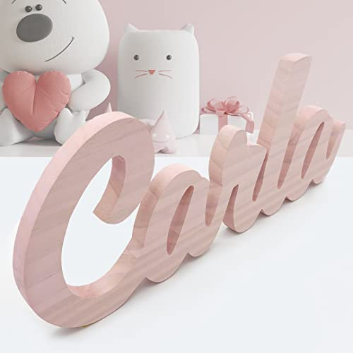 Nombres Personalizados en Madera - Decoración Única y Artesanal para Hogar, Regalos y Eventos (Nombres de 3 letras)