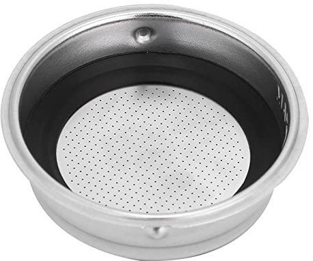 Filtros De Café De Acero Inoxidable, Filtro No Presurizado Cesta De Filtro Poroso De Una Sola Capa TazóN Accesorios PráCticos De Acero Inoxidable Para MáQuina De Café Para El Hogar Tienda De Té Con