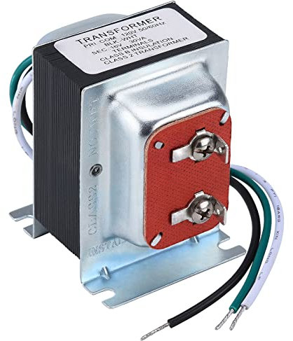 GIVEUBED Transformateur de sonnette de porte 16 V 30 VA CA Alimentation Thermostat Adaptateur secteur Câblage Transformateur de sonnette de porte