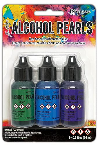 Ranger Alcohol Ink Pearls-3 Pack, Kit 6