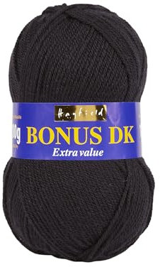Sirdar Hayfield Bonus DK Double Knitting Yarn, Midnight (562), 100g