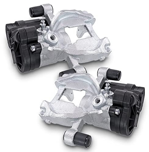 BESTPRICE 2x Bremssattel hinten links und rechts für Fahrzeuge mit elektrischer Feststellbremse Bremszange mit 1 Kolben, Kompatibel mit A udi A3 (8V1, 8VK), A3 Cabriolet (8V7, 8VE), A3 Limousine (8V