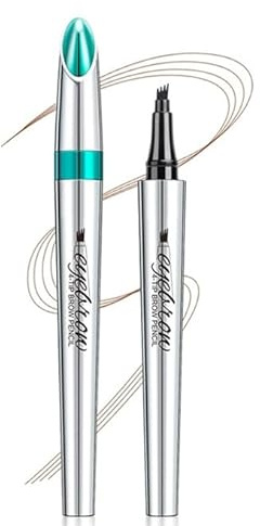 Eyebrow Pencil - Waterproof Tattoo Brow Pen With Fork Tip Long-Lasting Brow Tint For Revolution Makeup Rapid Natural Brow for Beginners