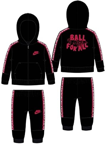 NIKE - Anzug bestehend aus Sweatshirt und Hose - Sweatshirt mit durchgehendem Reißverschluss und Kapuze - Sweatshirt mit Bündchen und geripptem Saum - Hose mit elastischem Bund - Hose mit gerippten