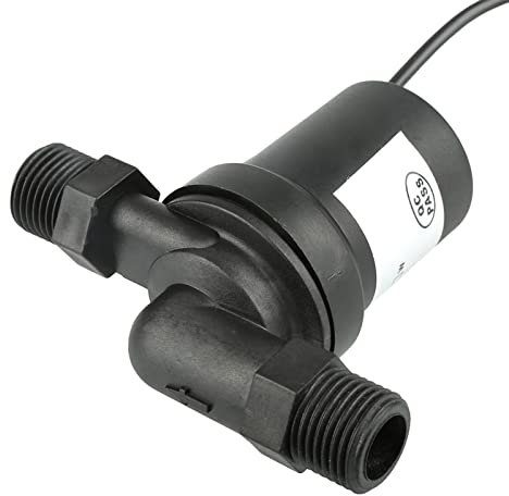 Spacnana Bomba de Agua Caliente, 18W DC24V Bomba de Circulación de Agua Caliente para Calentador de Agua Solar Circulación Caliente