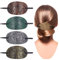 Barrettes à Cheveux en Cuir 4 pièces NICENEEDED, Pinces à Cheveux Vintage en Faux Cuir avec Bâton, Porte-Queue de Cheval en Cuir de Forme Ovale Accessoires pour Cheveux pour Femmes Filles