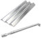 BTCDR Grillersatzteile für Napoleon LEX485/605/730 LE LD485 Series Grills S81001, 4 Stück Grillbrenner und Heizplatten, Edelstahl (Brenner und Heizplatte 1)