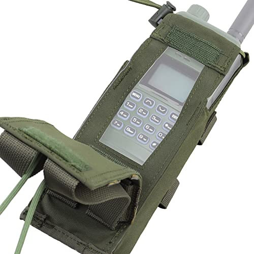 Taktische PRC 152 Drop-down Radio Tasche, Militär MOLLE Walkie-Talkie Tasche für Gürtel Jagdweste
