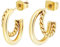 ARTIQO Creolen Damen Gold | Klassische Basic Hoops aus Edelstahl (20mm) | Wasserfest & Hautfreundlich - Modell Weekend