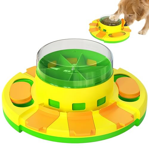 PYue Puzzle Toys for Large/Medium Dogs, Interactive Dog Toys, Non-Slip Dog Treat Dispenser Toy for Boredom, Mental Stimulation Toy Improves the IQ of Dogs