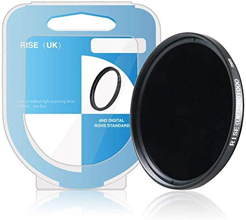 Neutralfilter ND 2000 nd2000 Neutral Density Filter 11 Stop, grau, neu aus Italien, universell (77 mm)