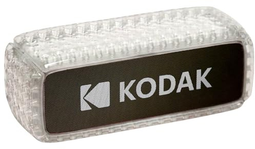 KODAK PWS-2239 - Altoparlante Bluetooth 8W RMS - Doppio Driver, Impermeabile IPX6, Autonomia 4-5 Ore, TWS Stereo, Batteria 3000 mAh, Radio FM, Lettura TF Card e Ingresso AUX
