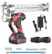 H HOLDPEAK Fettpresse, Akku-Fettpresse Hochleistungs-Fettpistole 15000 PSI 600CC 5,4 oz/min Schmierpresse, Elektrische Fettpresse Kit 21V Fettpresse Batteriebetrieben mit 2 Akkus