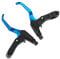 WEEVDRIE 1 Pair Bike Bicycle Brakes,Bicycle Brake Levers,Bike Brake Handle,Aluminum Alloy Brake Lever Lightweight,for Most Bicycle, Road Bike, MTB, BMX, Cycling,4 Colors (Blue)