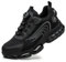 GemChve Zapatos de Seguridad para Hombre Mujer Puntera de Acero Zapatillas Transpirable Ligero Comodo Trabajo Liberación Rápida Calzado de Segurida Black 41 EU