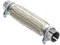 MOCNT Car Exhaust Flexible Pipe with 2 Clamps 42mm X 250mm/350mm Exhaust Flexible Joint Repair Pipe Stainless Steel Exhaust Repair Flexible Tube Braided Muffler Pipe Connector