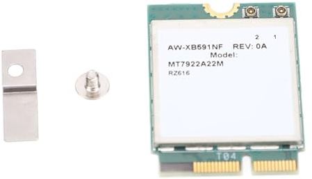 AW-XB591NF RZ616 MT7922A22M Laptop-Netzwerkkarte, Drahtlose Karte M.2 WiFi 6E 5.2 -Bandmodul für Laptop 5374mbit / S für GV301R für mit 14-EY0095Cl