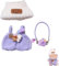 Ropa para La 3 Piezas Ropa de La 17 cm Ropas Accesorios para La Bubu Ropita Muñeco Mono Morado Claro Sombrero Blanco para Coleccionistas, Regalos Niños