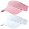XZSKD 2PCS Visor Hat Women,Running Visor Women,Adjustable Sun Visors for Golf, A Sun Hat Suitable for Golf, Cycling, Fishing, Tennis and Running, for Both Men and Women. White