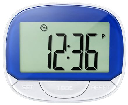 Digitaler Schrittzähler, Schritte Und Meilenzähler, Fitness -Scooter - Mit Uhr, Tragbare Sportverfolgung Für Lauf/Distanz/Kalorien