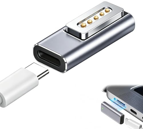 Magnet USB-C auf MagSafe 1 Adapter,USB C zu MagSafe1 L-Stecker Ladeadapter