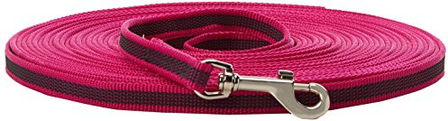 Color & Gray Super-Grip Leash with Handle, 14 mm x 1 m, Pink-Gray