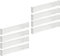 mDesign 2er-Set - 4er-Set (Insgesamt 8 Stück) Schubladen-Organizer - dank verstellbarer Trennelemente Schublade organisieren - Schubladeneinsatz für Küchen- & Schlafzimmerschubladen - weiß
